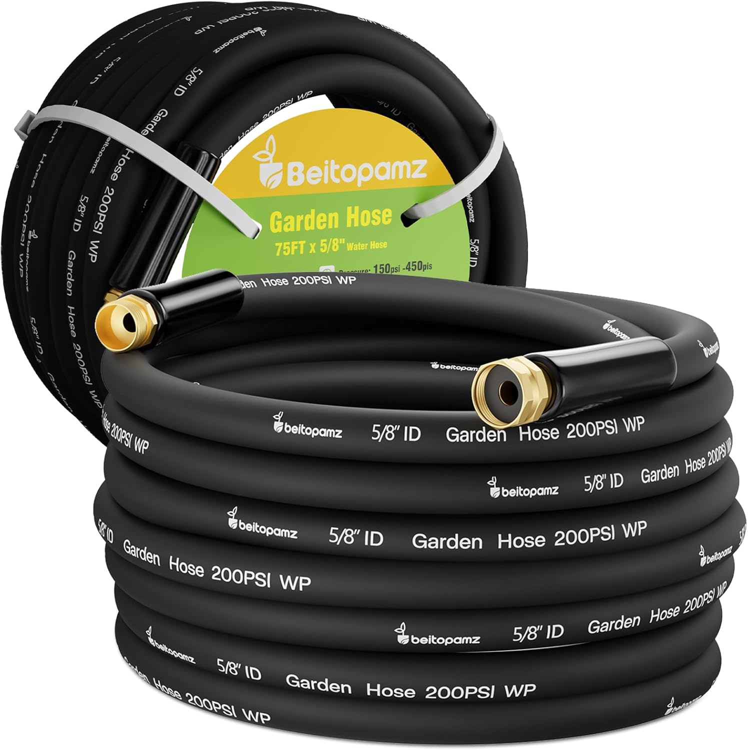 75 ft Heavy Duty Garden Hose for Flexible and Durable Use