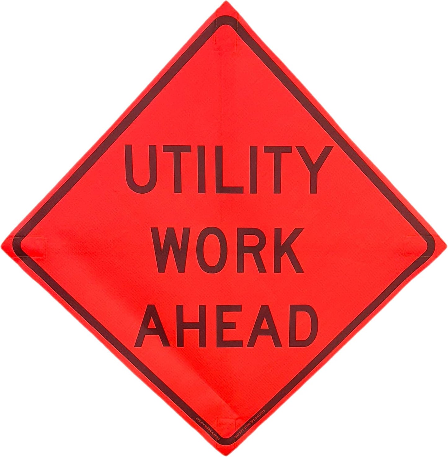 OrangeGear 48 x 48 MUTCD Compliant Safety Mesh Traffic Signs