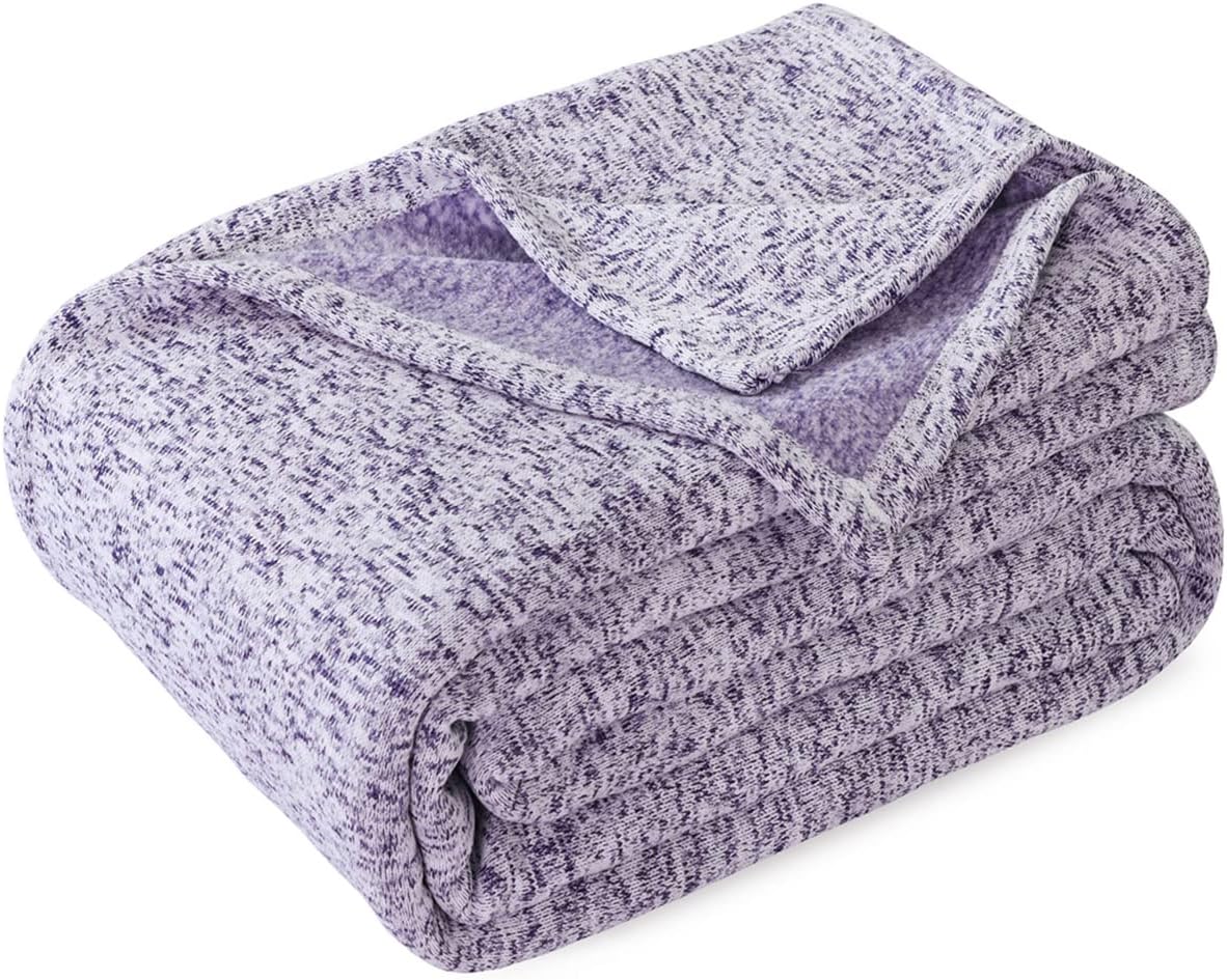 KAWAHOME Summer Sweatshirt Blanket Twin Size for Hot Sleepers