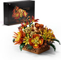 Nifeliz Floral Basket Building Set for Adults - Cozy Fall Decor Kit