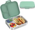 Kids Stainless Steel Bento Lunch Box with 3 Compartments