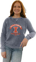 Blue 84 Women's NCAA Illinois Illini Crewneck Sweatshirt