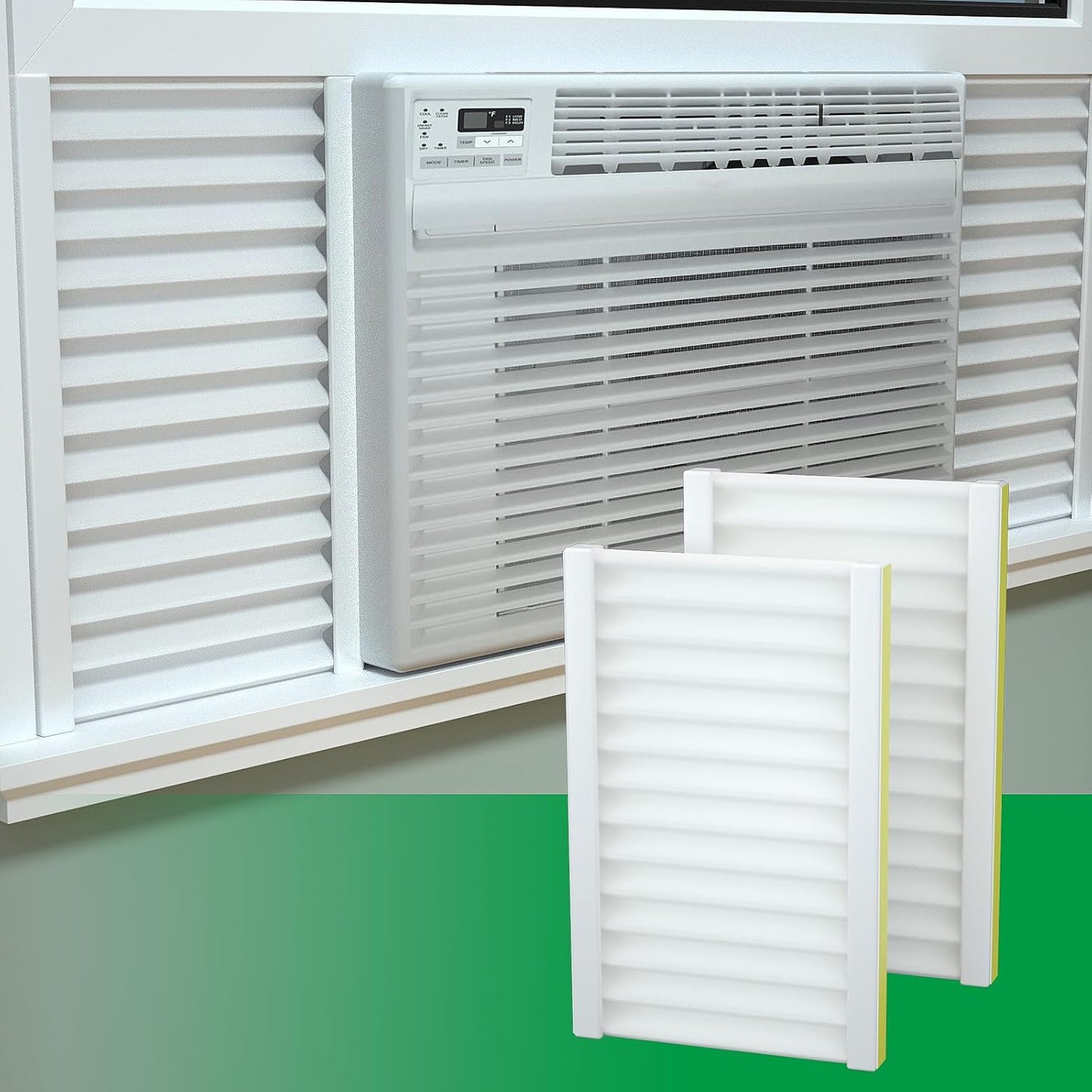 Insulated Window AC Side Panel Kit - Seal Drafts