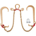 V Bridle Chain 5/16 in x 2 ft Grade 80 Tow Chain - Heavy Duty