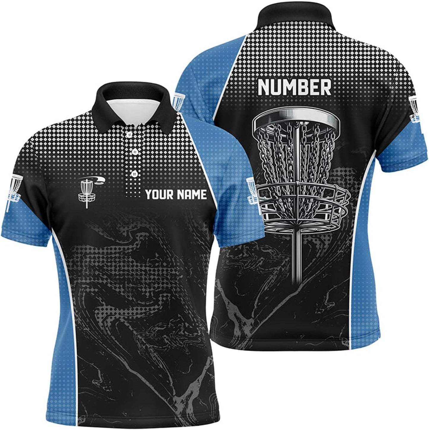 Custom Black Camo Disc Golf Shirt - Unique Team Gear!