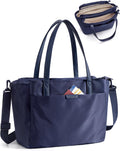 BAGSMART Tote Bag for Women 4-Compartment Work Tote - Organized Carry