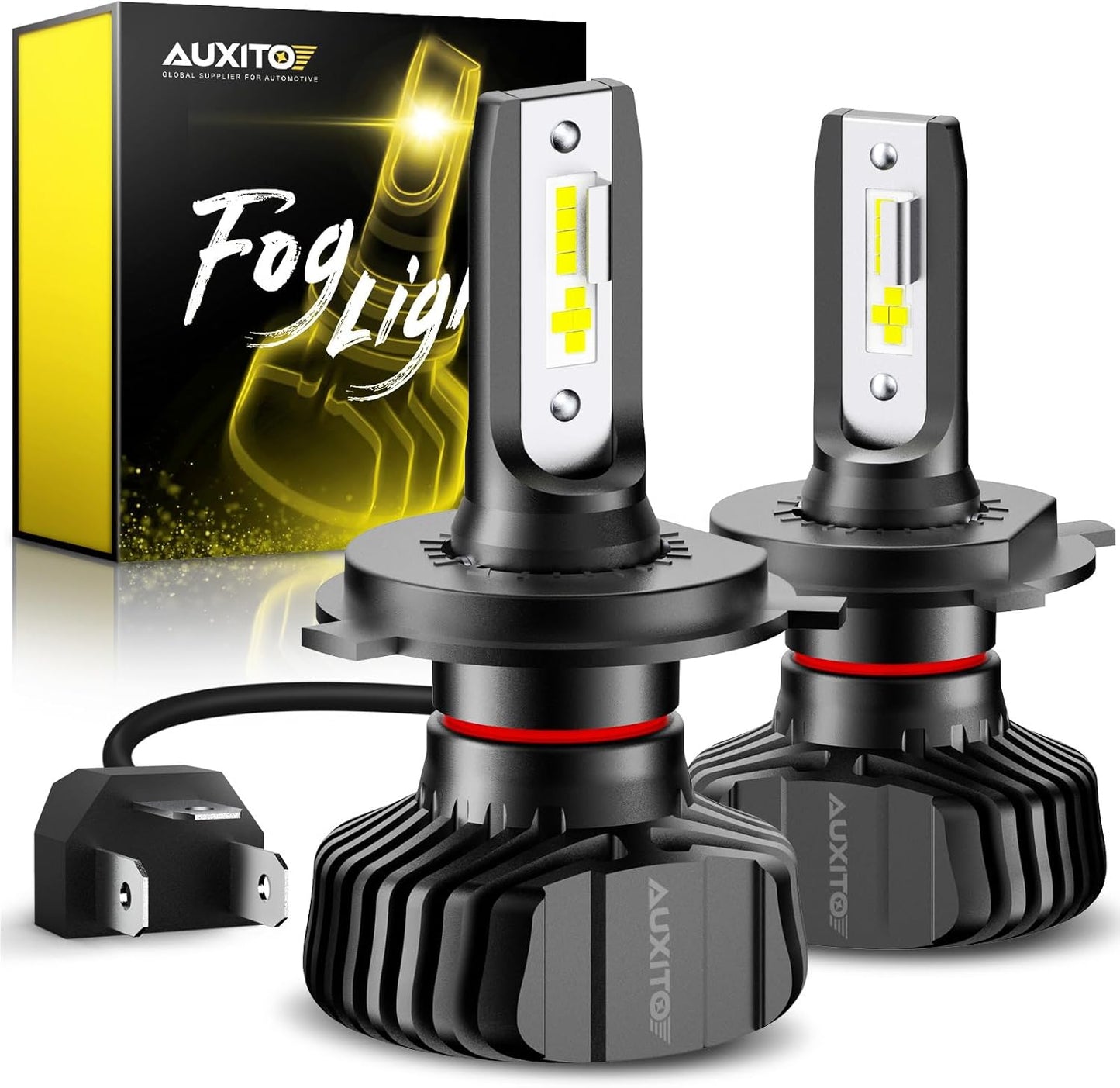 AUXITO 9003/H4/HB2 LED Fog Light: 400% Brighter, Easy Install