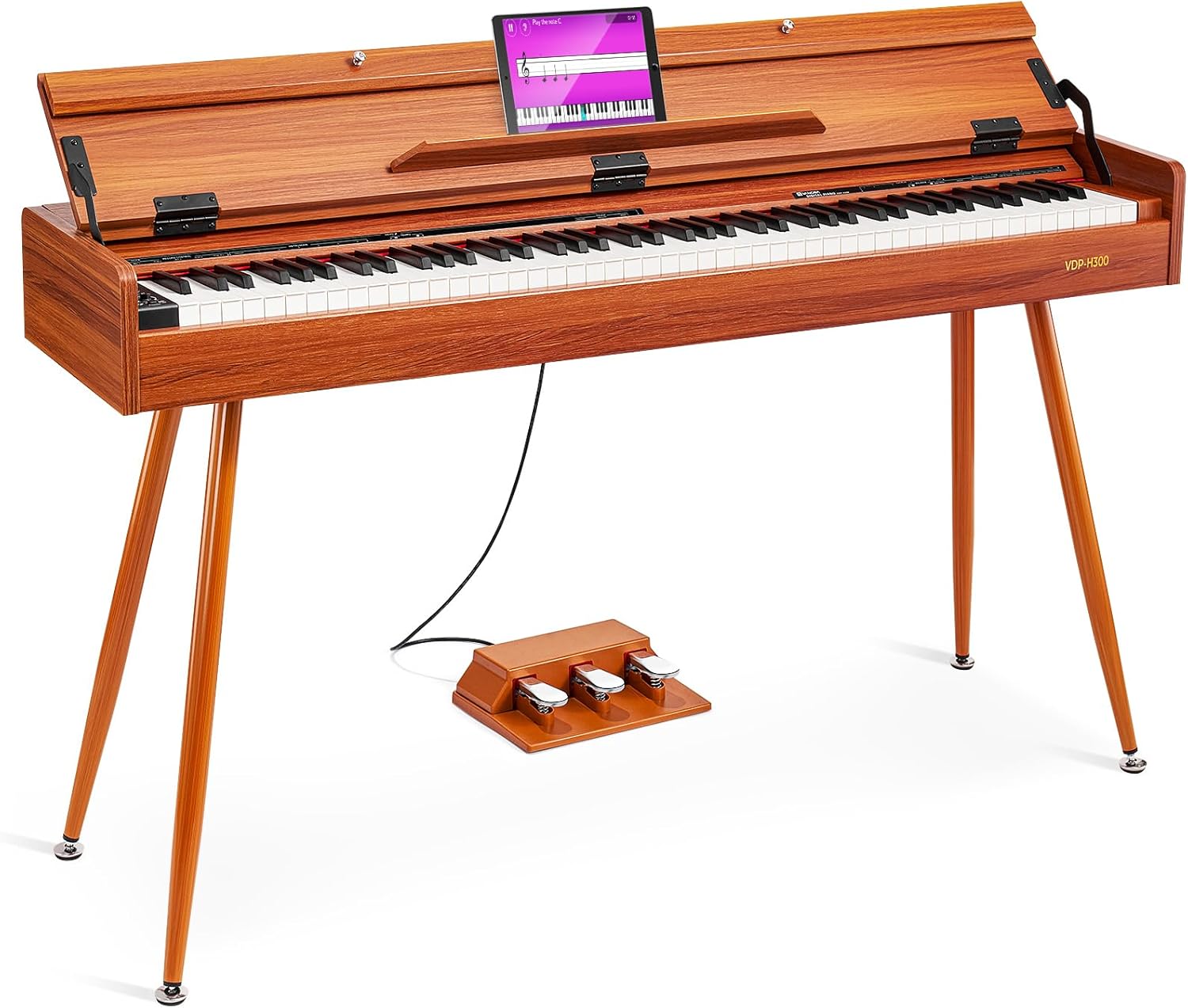 Vangoa 88-Key Weighted Digital Piano - USB-MIDI Connectivity