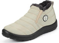 Womens Waterproof Fur Lined Winter Snow Boots - Comfortable Ankle