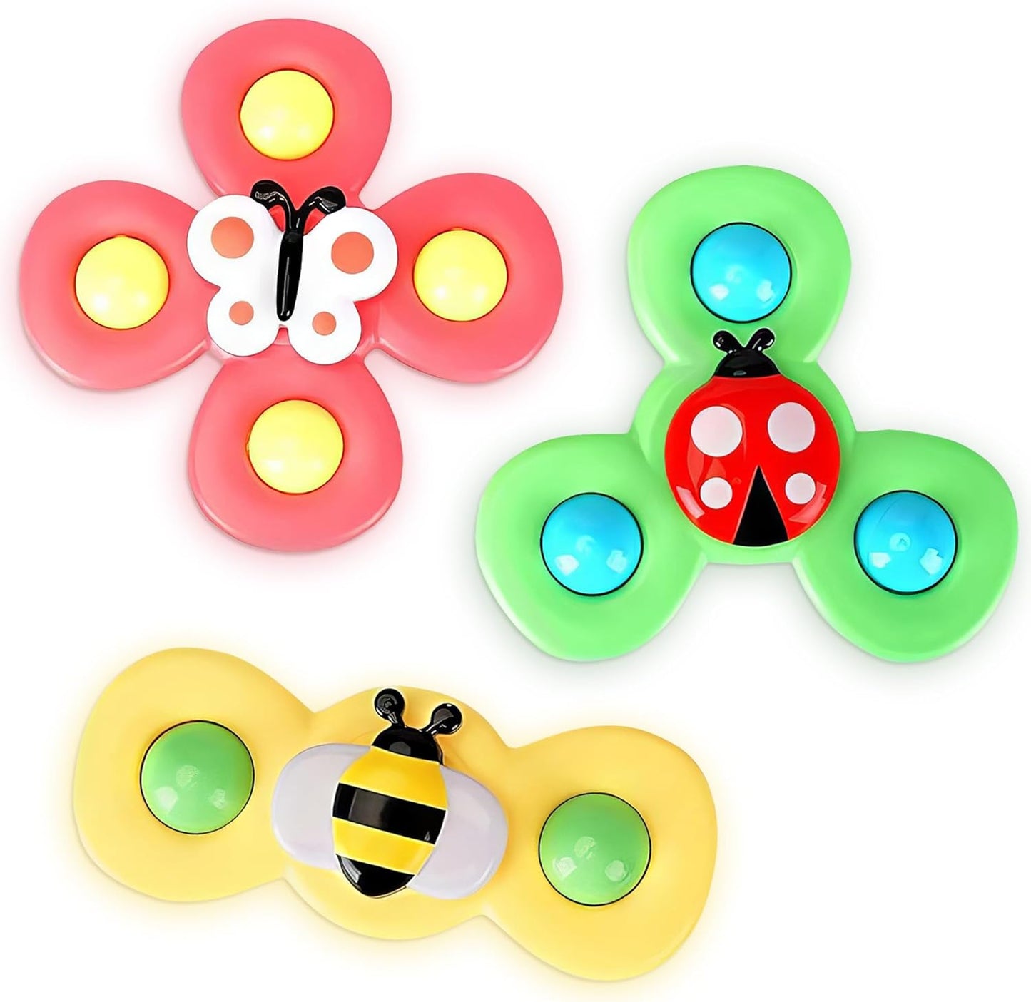 Bath & Chair Fun - ZOKLU 3Pcs Suction Spinners