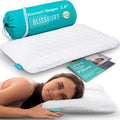 BLISSBURY Stomach Sleeping Pillow Ultra Thin 2.6 in - Low Loft Support