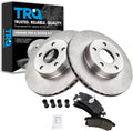 TRQ Front Brake Pad & Rotor Kit Compatible with 1996-2005 Cavalier