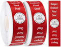 1000 Pieces Tamper Evident Stickers for Food Delivery - Secure Seals