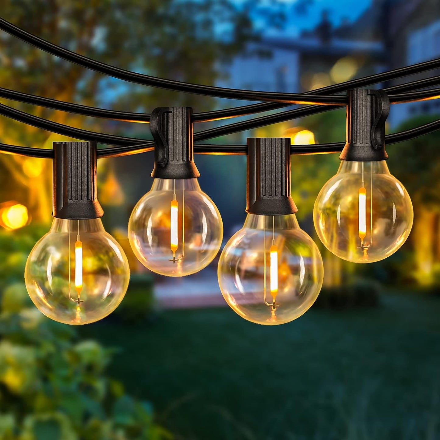 50FT LED G40 Globe String Lights for Outdoor and Indoor Use