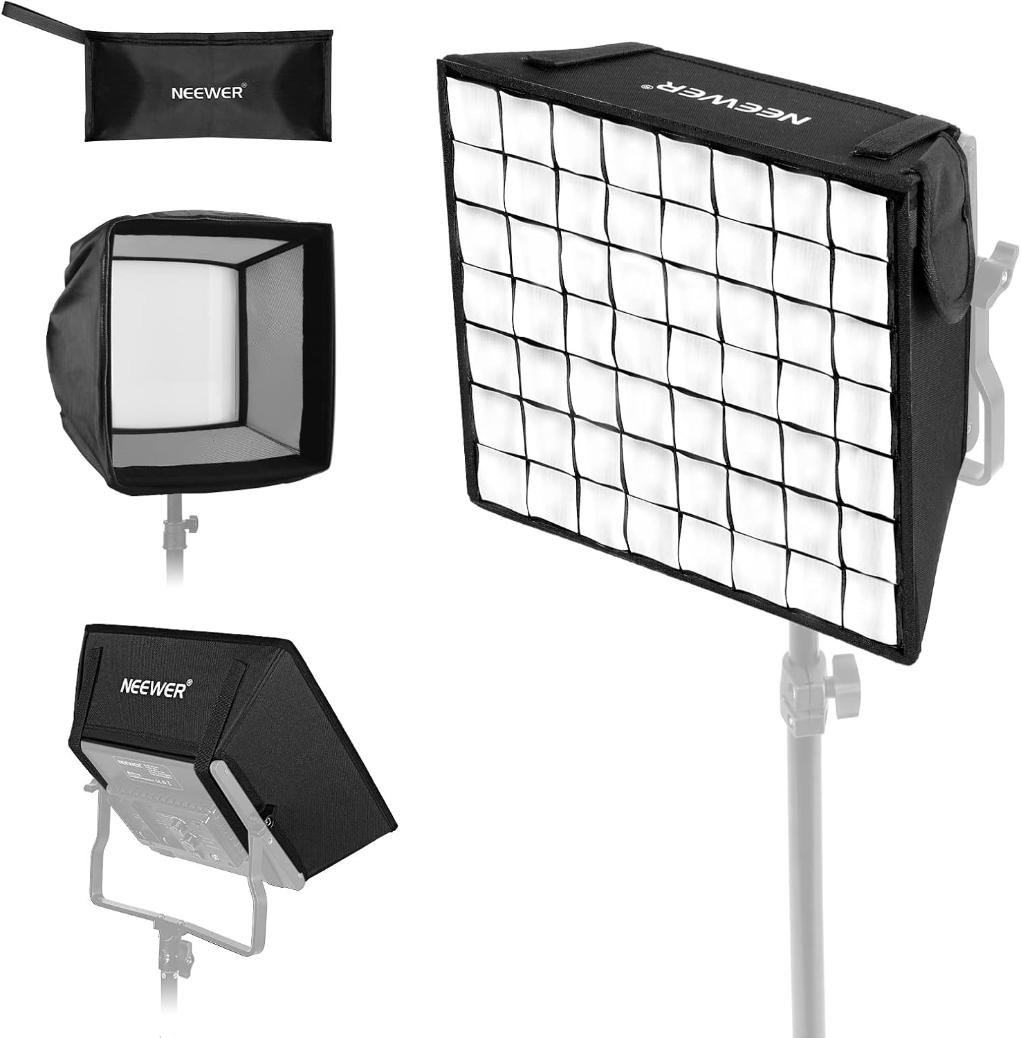 NEEWER Foldable Softbox Diffuser for LED Video Light Panels