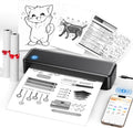 Portable Printer Wireless for Travel - Inkless Thermal 8.5 x 11 Print
