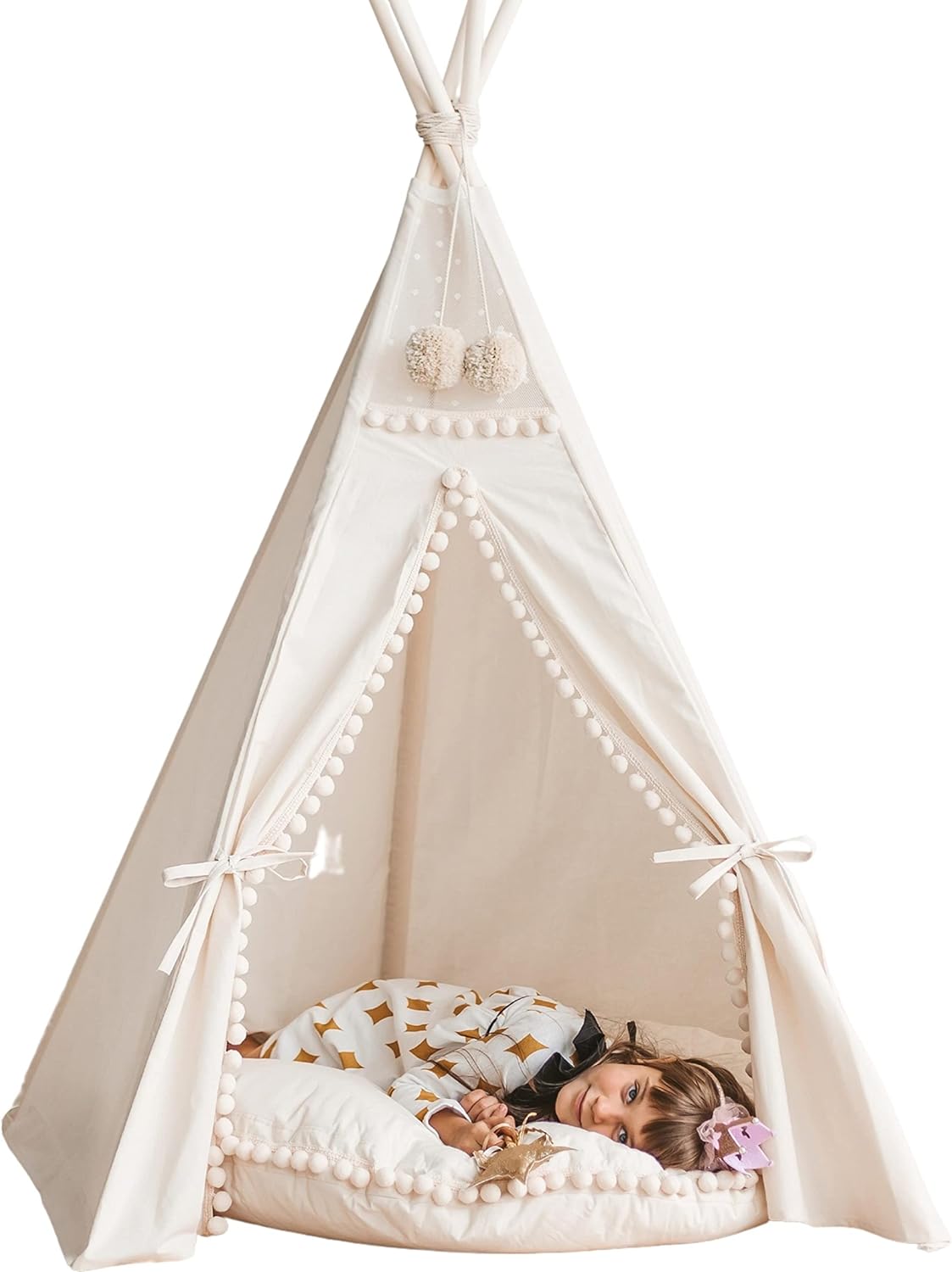 MINICAMP Kids Teepee Tent: Natural Canvas Fun!