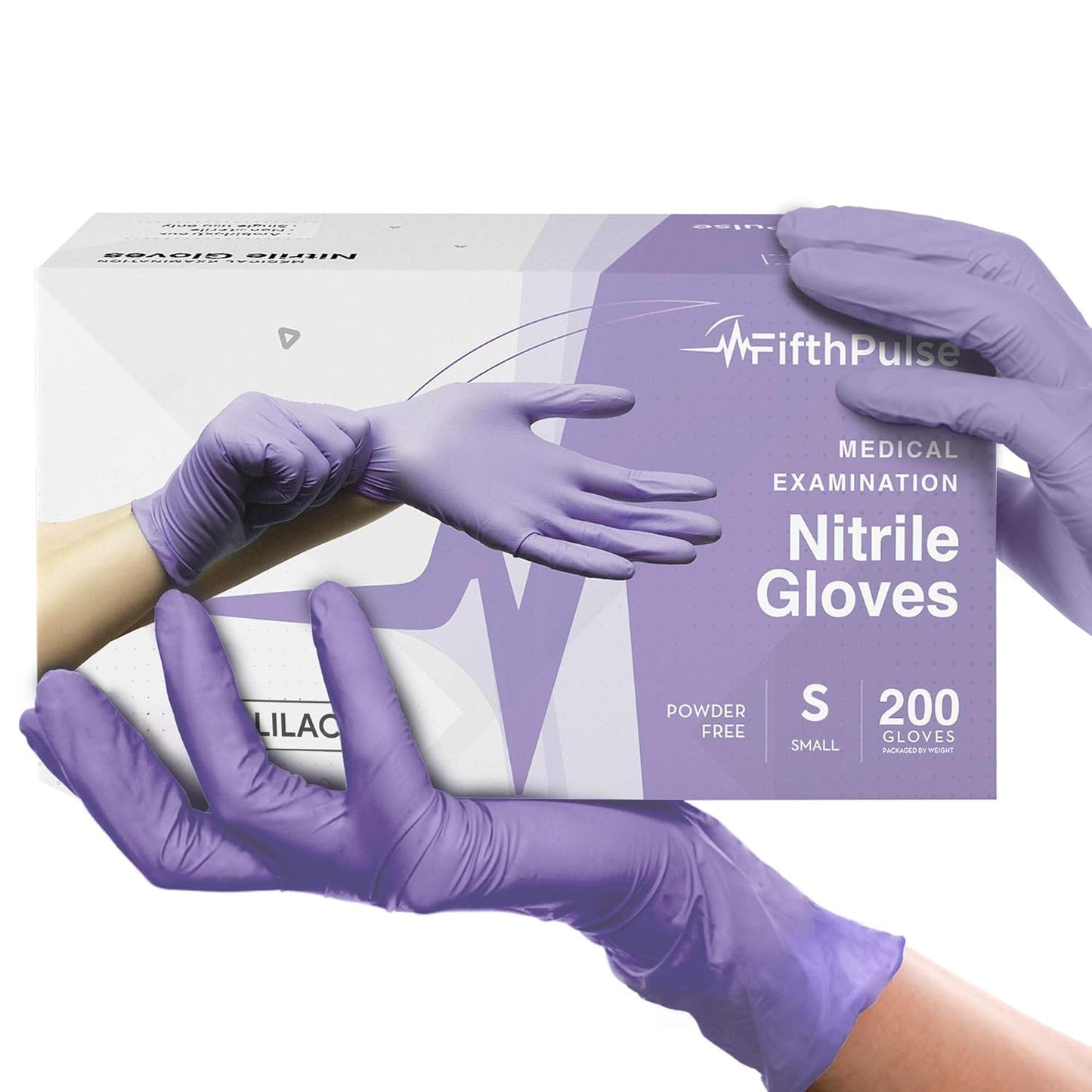 Lilac Nitrile Disposable Gloves - Perfect for Medical and Food Use