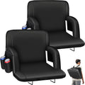 Stadium Seats with Back Support 2.6in Thick Padded Bleacher Seat