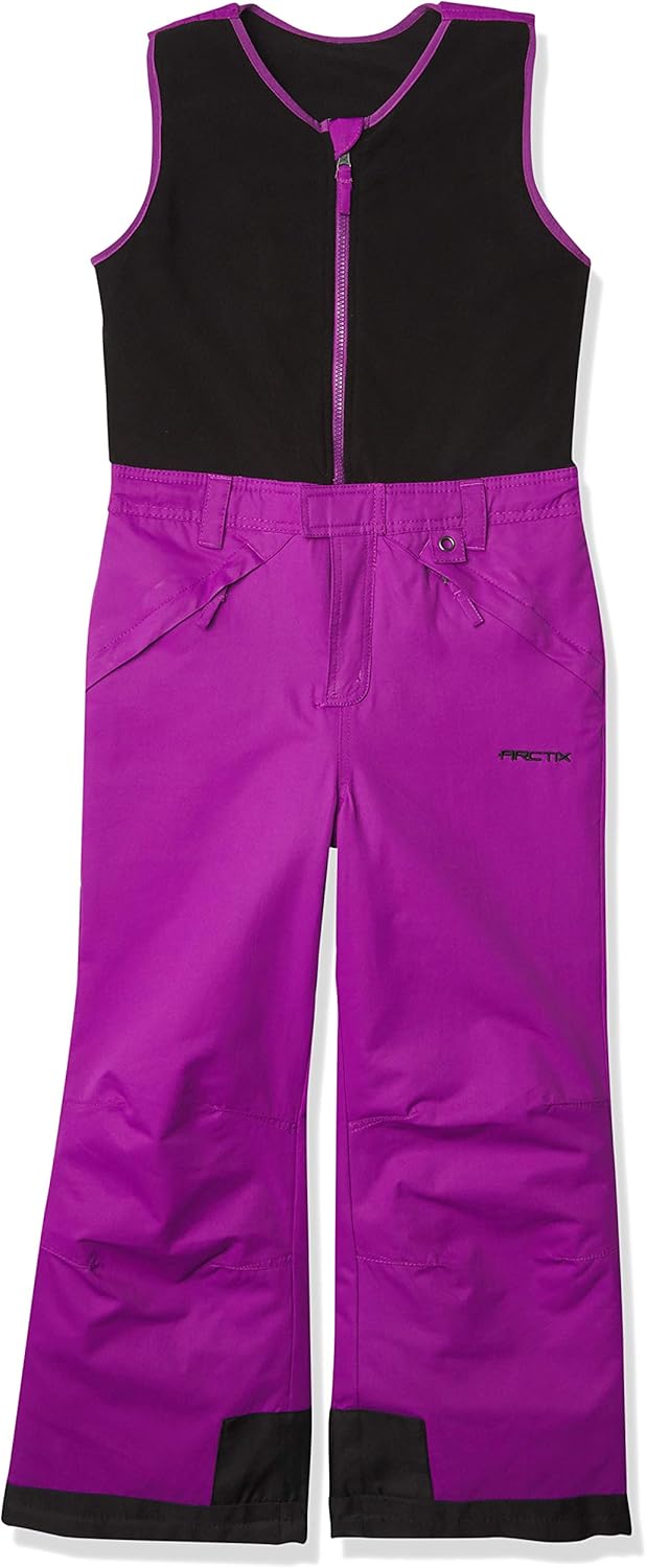 Arctix Kids Limitless Fleece Top Bib Overalls for Comfort