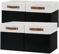 Foldable Storage Cubes Set of 4 - Collapsible 12 in Organizers