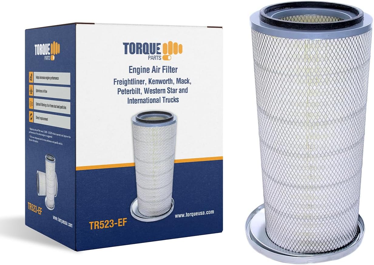 TORQUE PA2705 Engine Air Filter for Freightliner and Kenworth