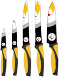 NFL Pittsburgh Steelers 5-Piece Kitchen Knife Set - Game Day Ready