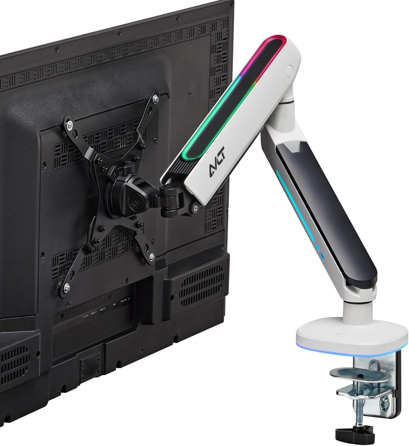 AVLT Single 27-45 RGB Gaming Monitor Arm Desk Mount Review