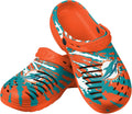 FOCO NFL Team Logo Tie-dye Garden Water Sandals - Roomy Comfort