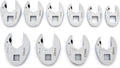 GEARWRENCH 10 Pc. Ratcheting Crowfoot Wrench Set for Mechanics