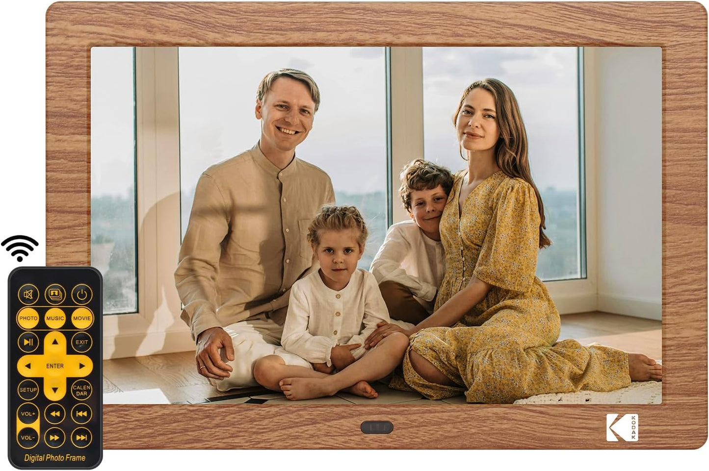 KODAK 8 Inch Digital Picture Frame with Remote Control Features