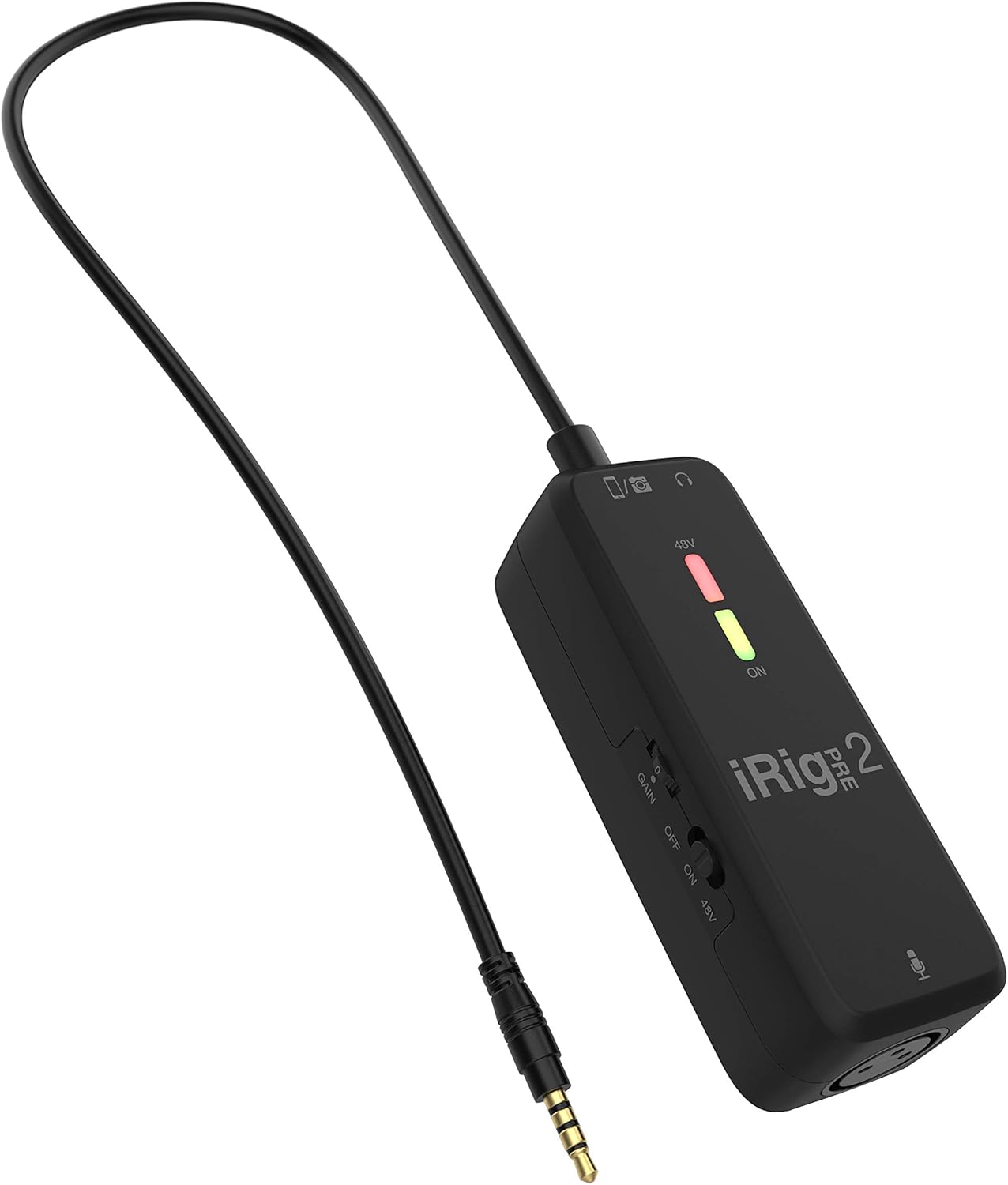 IK Multimedia iRig Pre 2: Ultimate Mic Preamp Adapter for Mobile