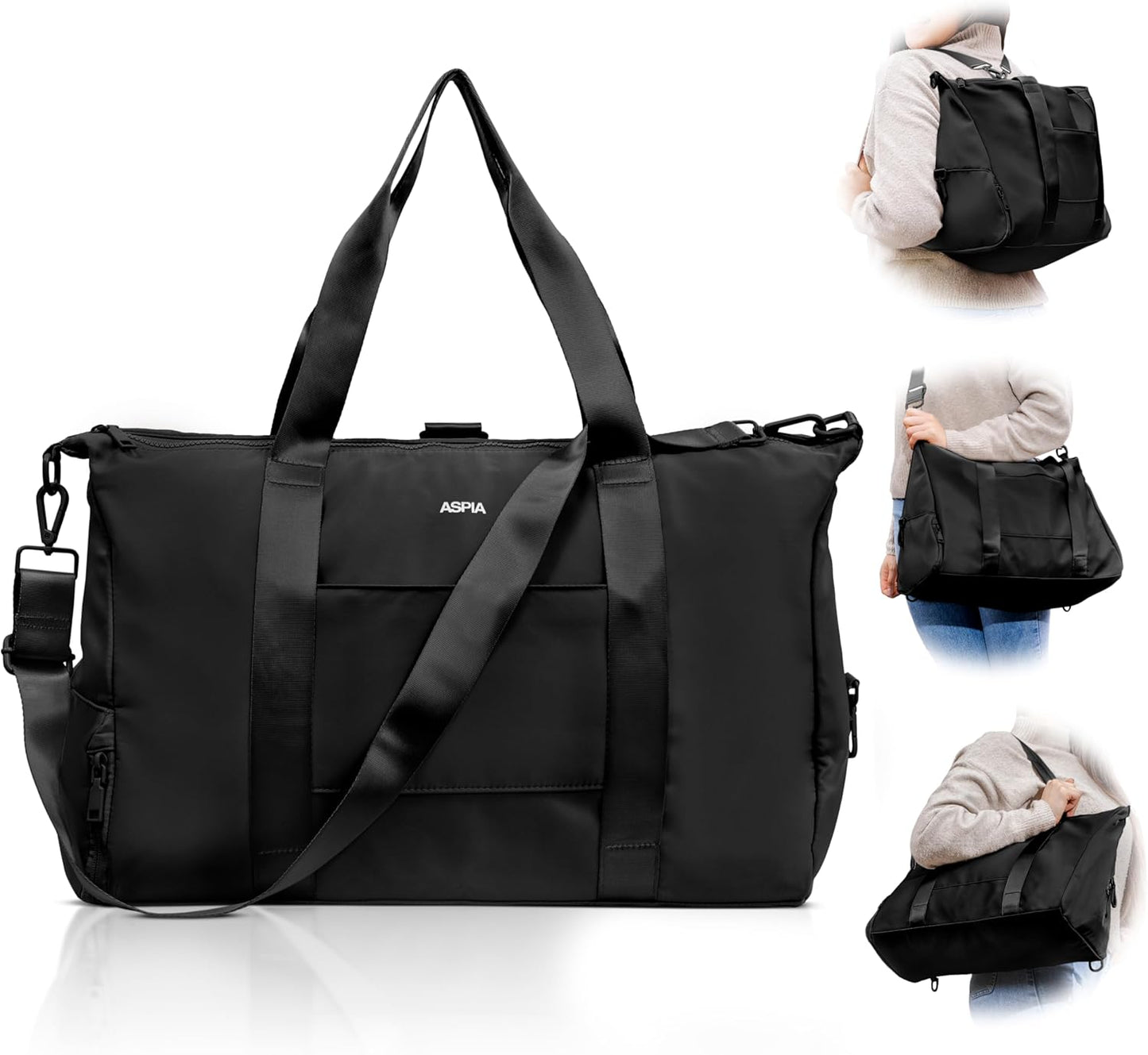 ASPIA 3-in-1 Gym Bag - Stylish & Versatile Carry-On