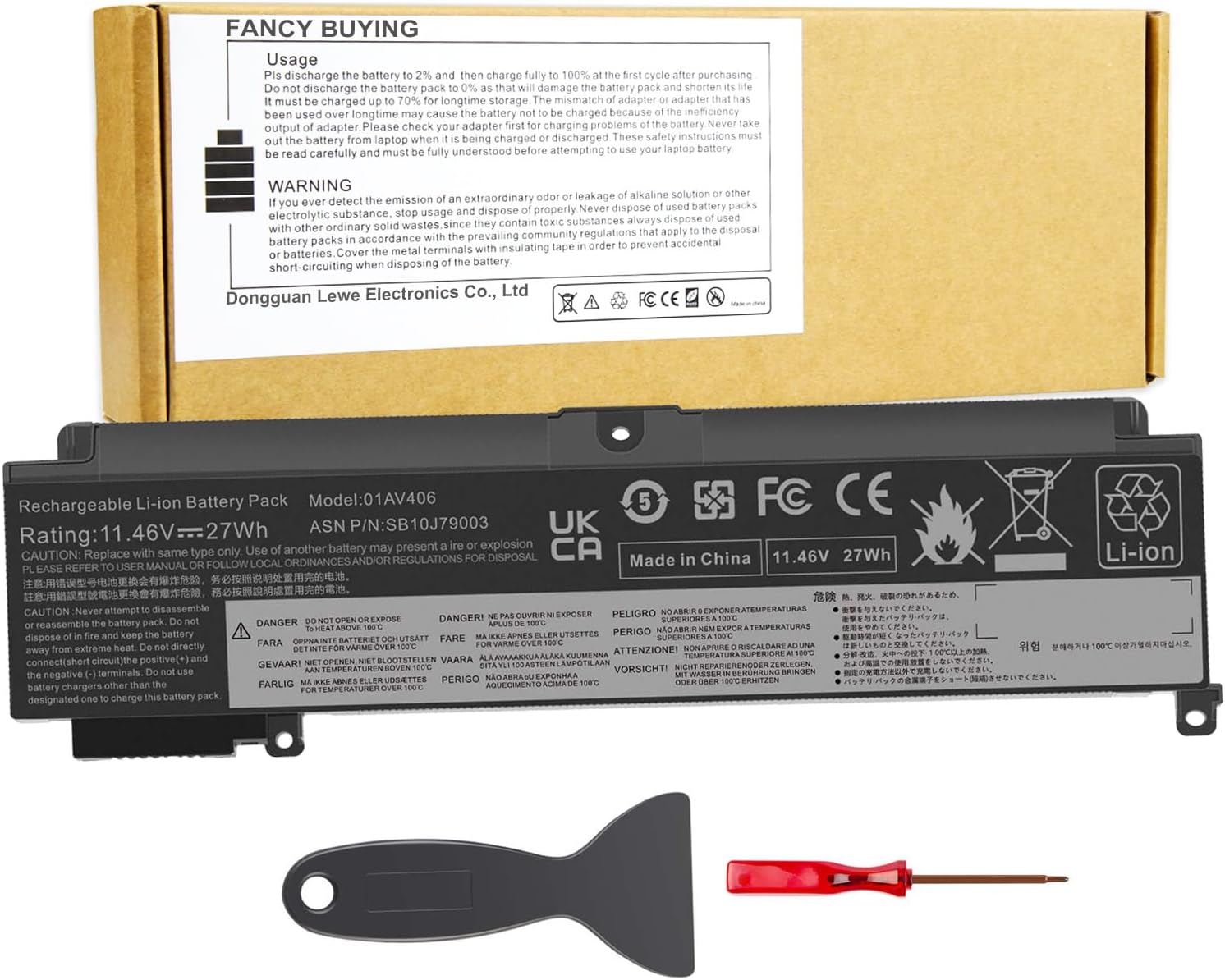L16M3P73 Laptop Battery for Lenovo ThinkPad T460s T470s Series