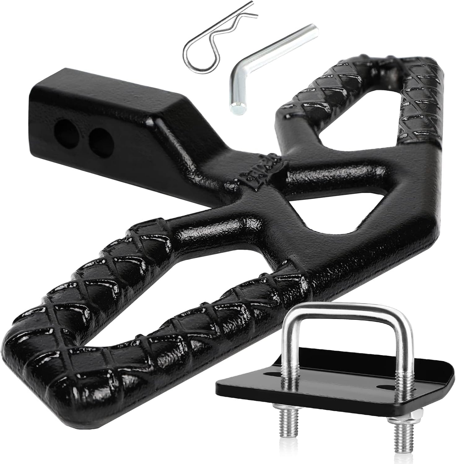 Eapele Tow Hitch Step for 2 inch Receiver with Anti Slip Design