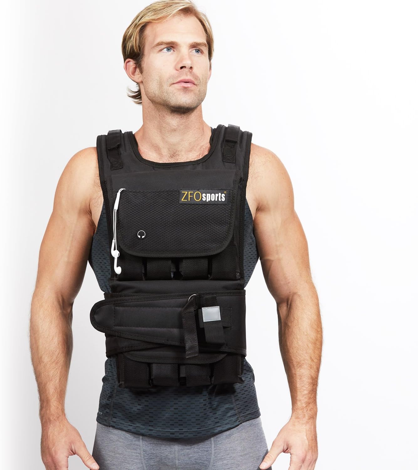ZFOsports Weighted Vest 30lbs - 80lbs for Enhanced Workouts