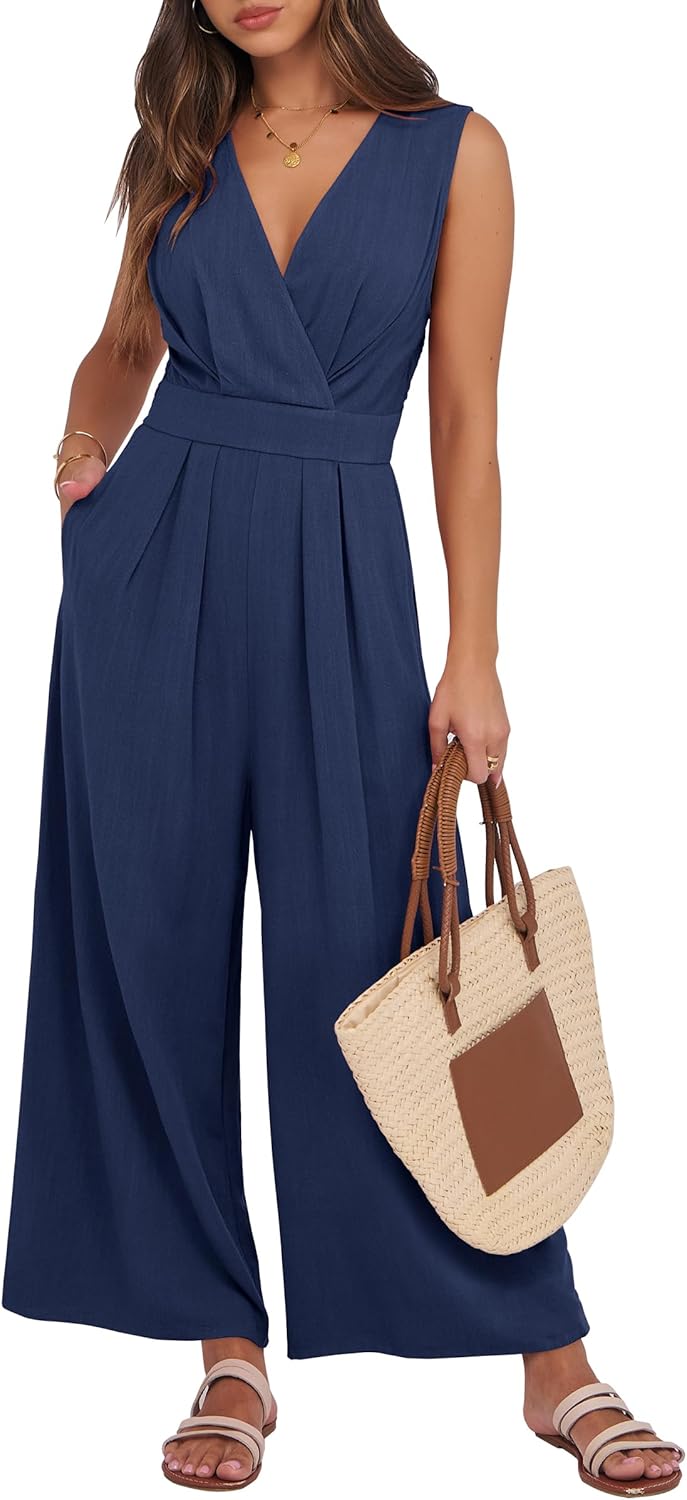 Elegant Backless Jumpsuit for Women - Perfect Summer Outfit