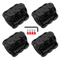 3 Port Insulated Multi Tap Connector 350MCM-6 Gauge - 4 Pack