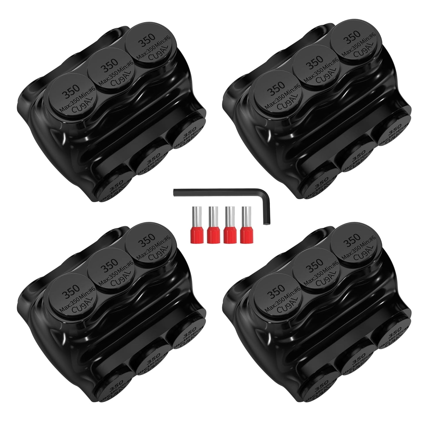 Joinfworld 3 Port Insulated Multi Tap Connectors for Wiring