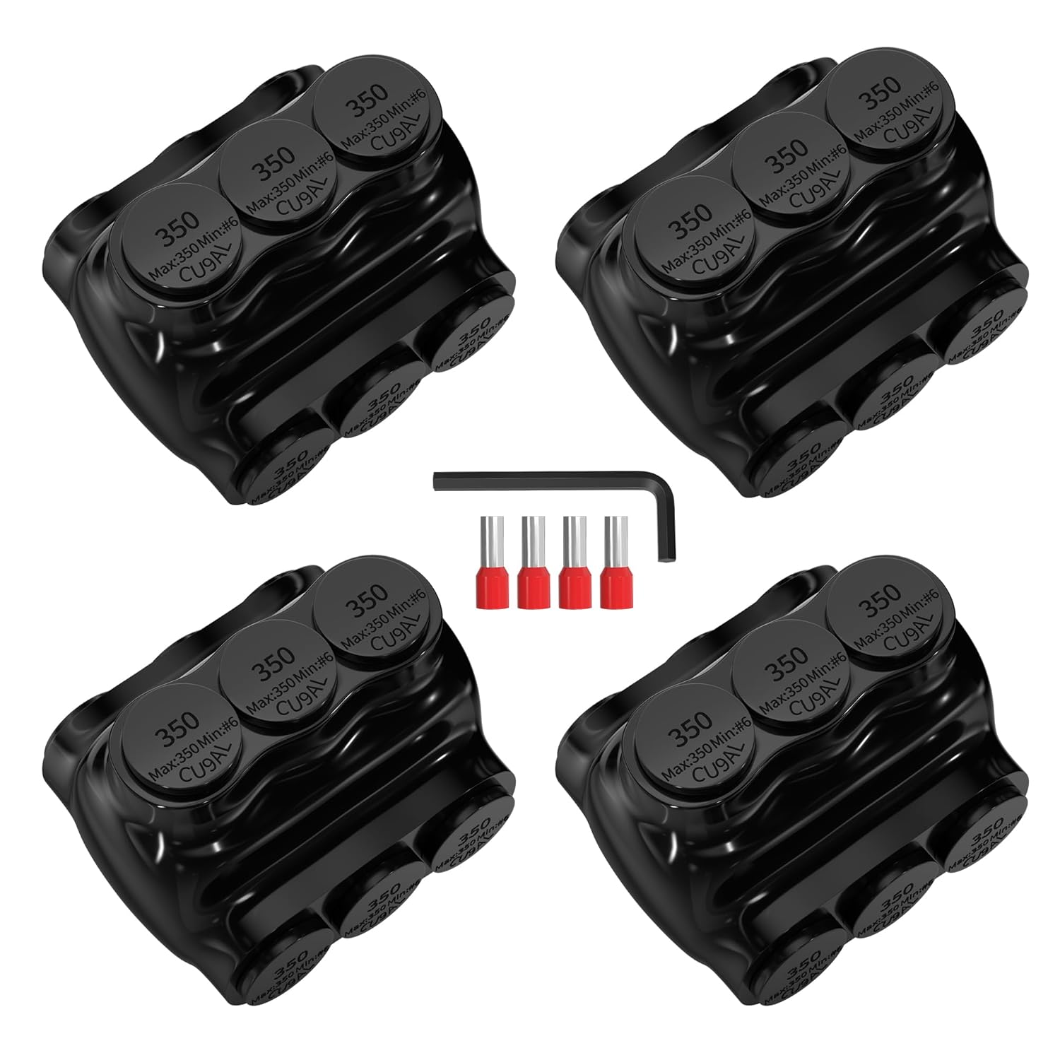 Joinfworld 3 Port Insulated Multi Tap Connectors for Wiring