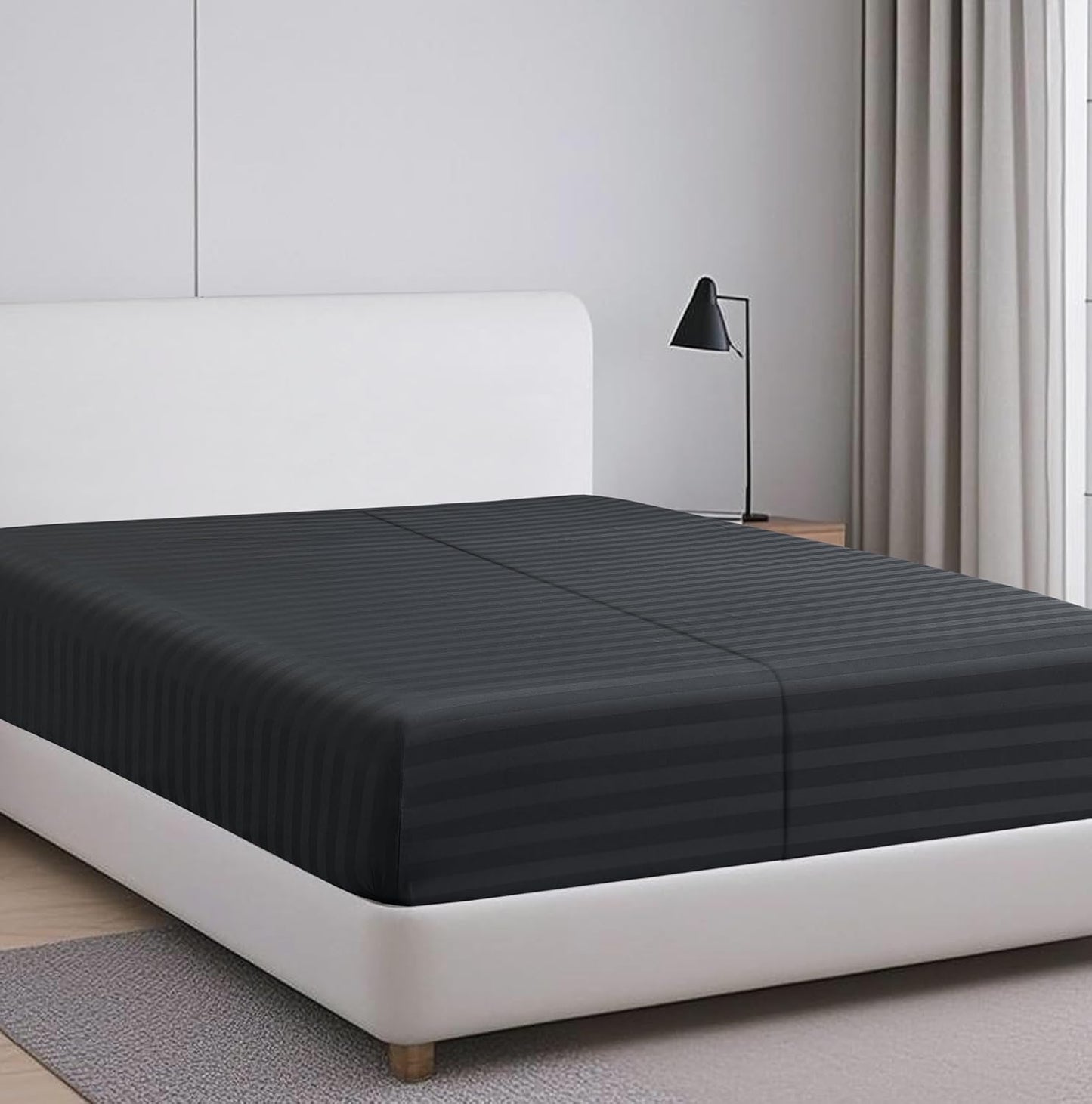 2-Pack 100% Egyptian Cotton Fitted Sheet for TwinXL Size