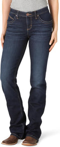 Women's Mid Rise Boot Cut Riding Jeans - Ultimate Fit and Comfort