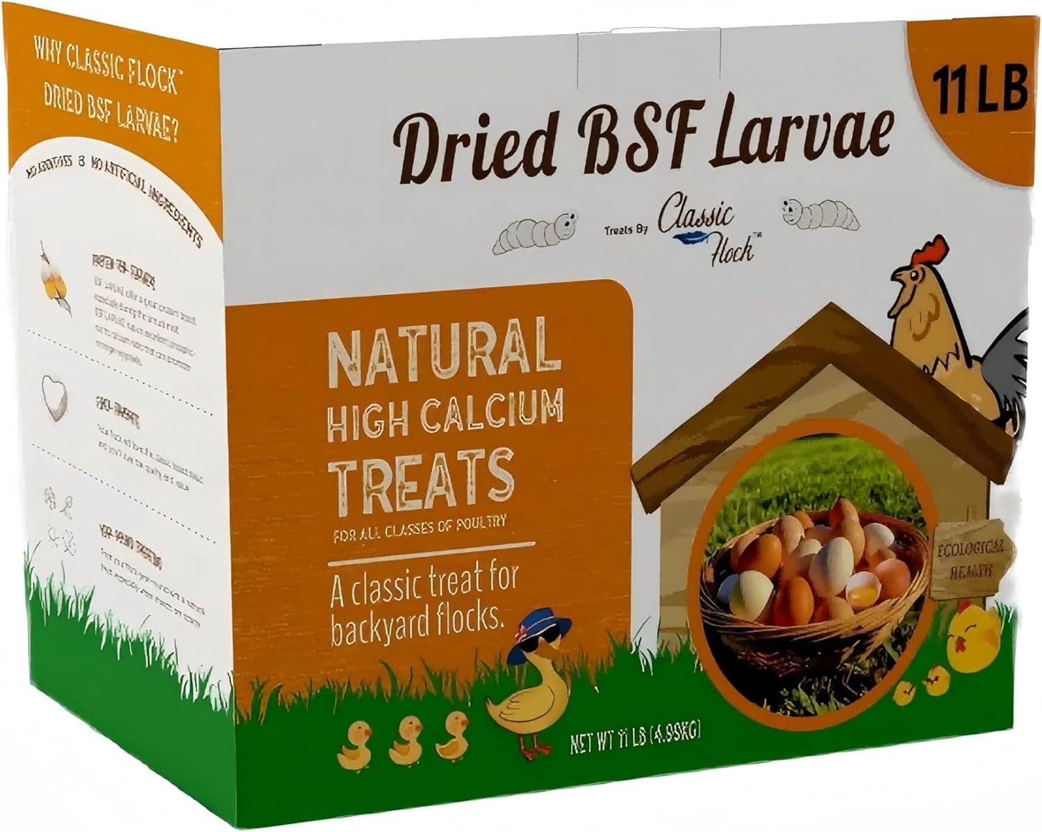 High-Calcium Black Soldier Fly Larva for Healthy Chickens