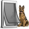 Aluminum XL Dog Door for Exterior Use, Heavy Duty Design