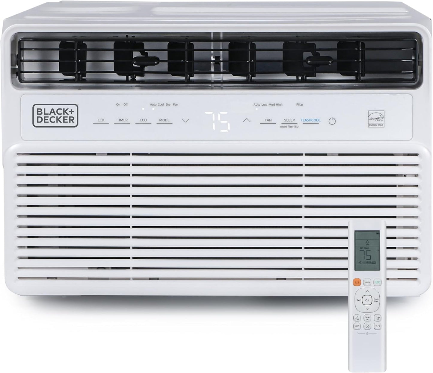 Energy-Efficient 10K BTU Inverter Window AC by BLACK+DECKER