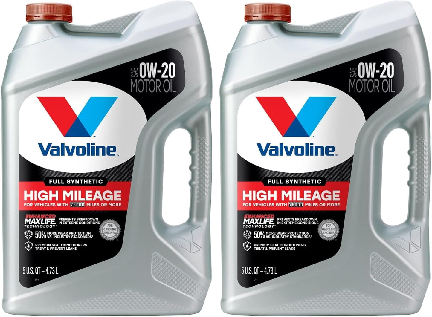 Valvoline Full Synthetic High Mileage Motor Oil 0W-20 for Longevity