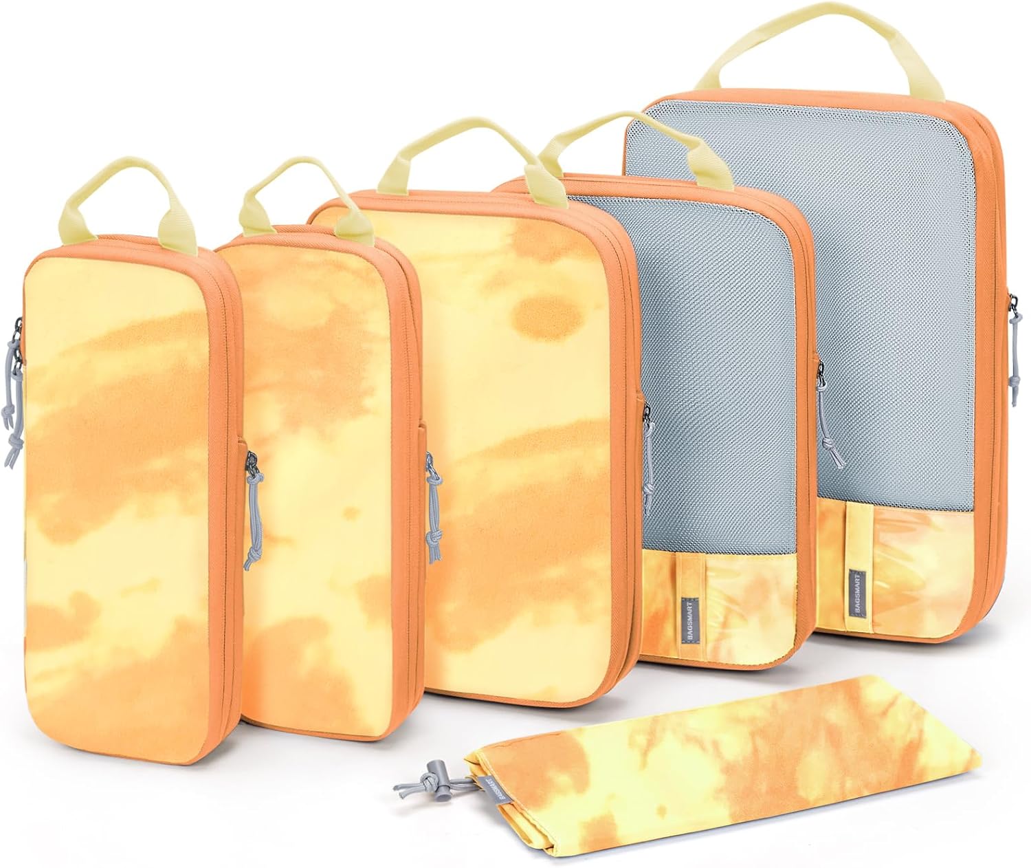 BAGSMART Compression Packing Cubes for Travel - Space Saver