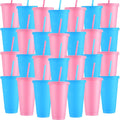 Honeydak 30 Pack Tumbler with Straw and Lid - Party Ready 24-27 oz
