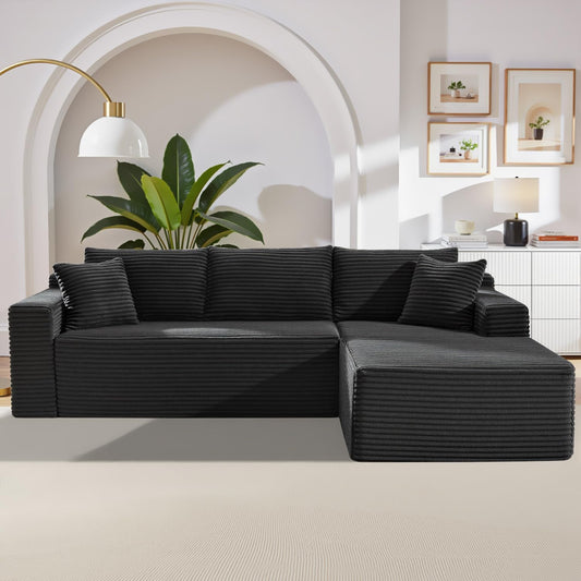 Cloud Sectional Couch - Modular Sofa with L-Shape Chaise