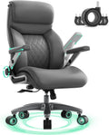600lb Big and Tall Office Chair with 5D Arms - PU Leather High Back